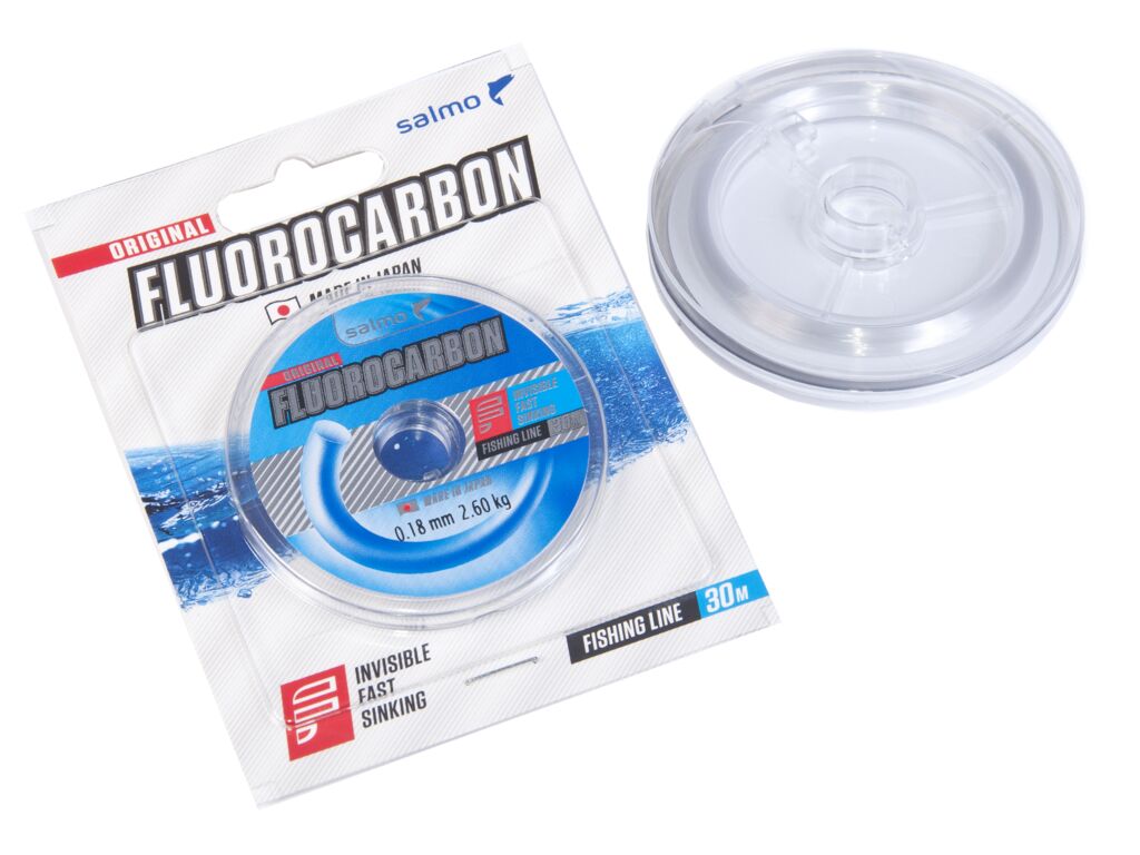 

Леска монофильная Salmo Fluorocarbon 30 м, 0,18 мм, прозрачная, Прозрачный