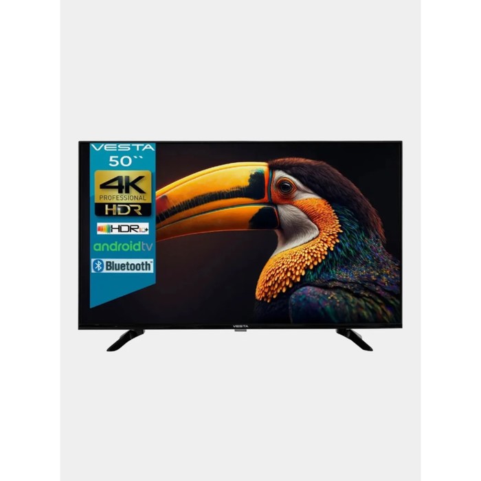 

Телевизор Vesta 50V3500, 50"(127 см), UHD 4K, Черный, 50V3500