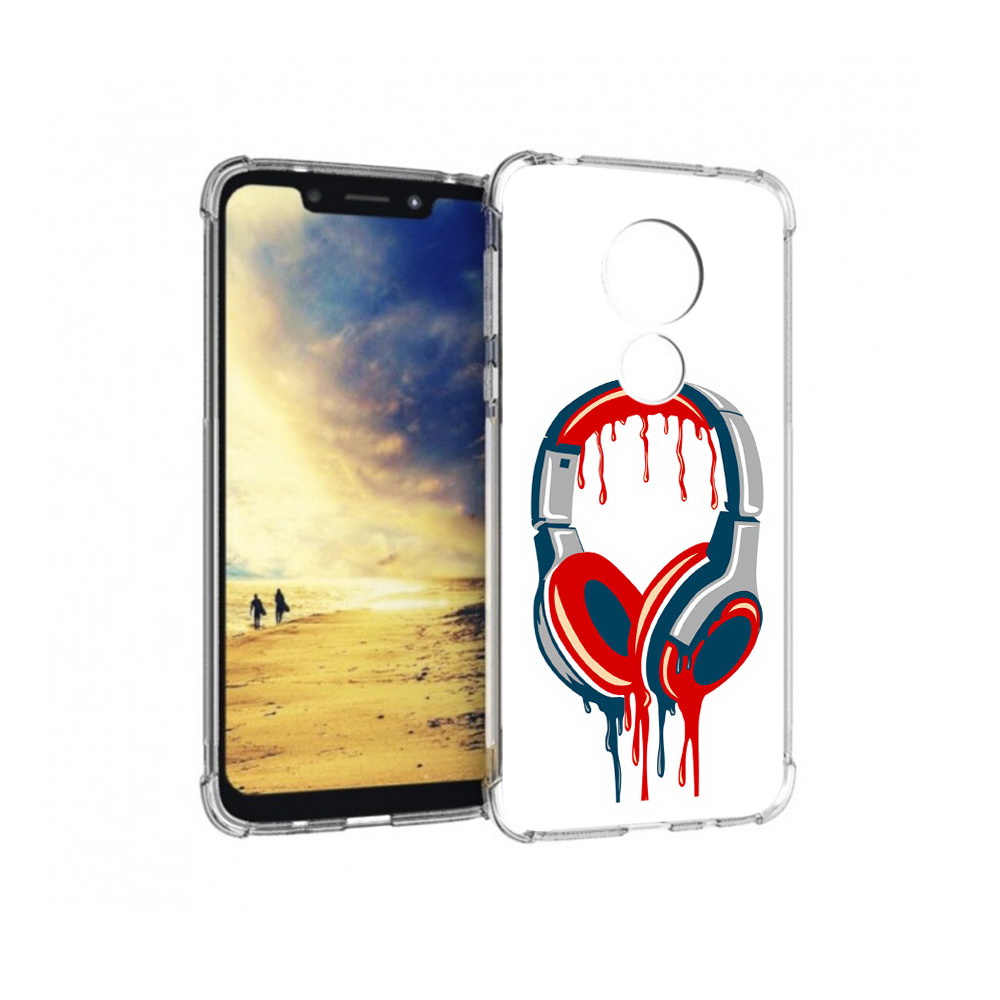 

Чехол MyPads Tocco для Motorola G7 Power не делай громко (PT227059.362.517), Прозрачный, Tocco