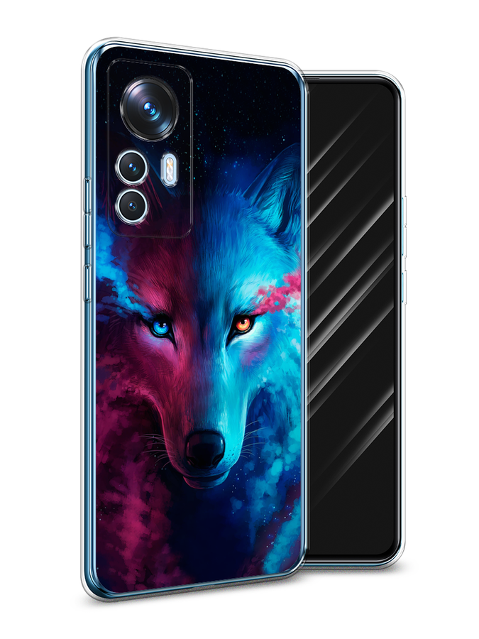 

Чехол Awog на Xiaomi 12T / Сяоми 12T "Волшебный волк", Черный;серый;синий