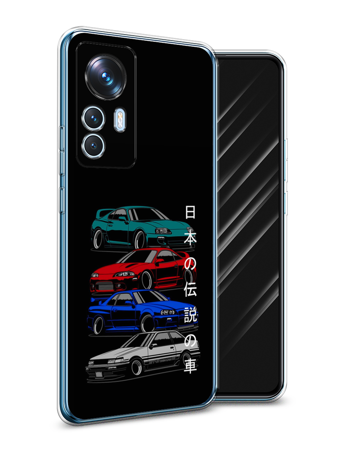 

Чехол Awog на Xiaomi 12T / Сяоми 12T "JDM Legend cars", Зеленый;красный;синий