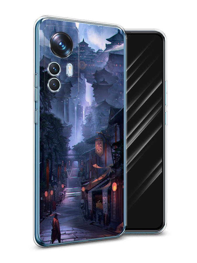 

Чехол Awog на Xiaomi 12T / Сяоми 12T "Одинокий самурай", Синий;черный;коричневый
