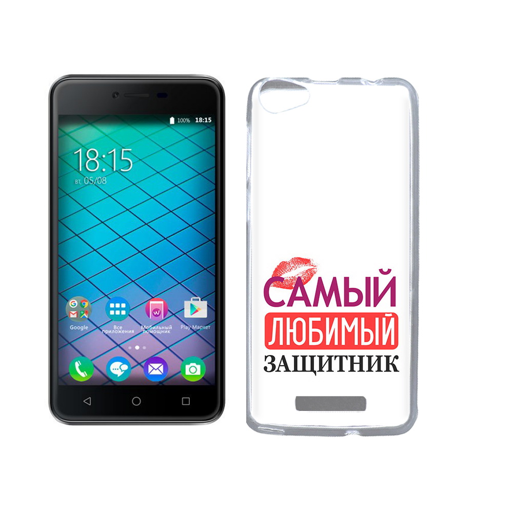 

Чехол MyPads Tocco для BQ 5059 Strike Power любимый защитник, Прозрачный, Tocco