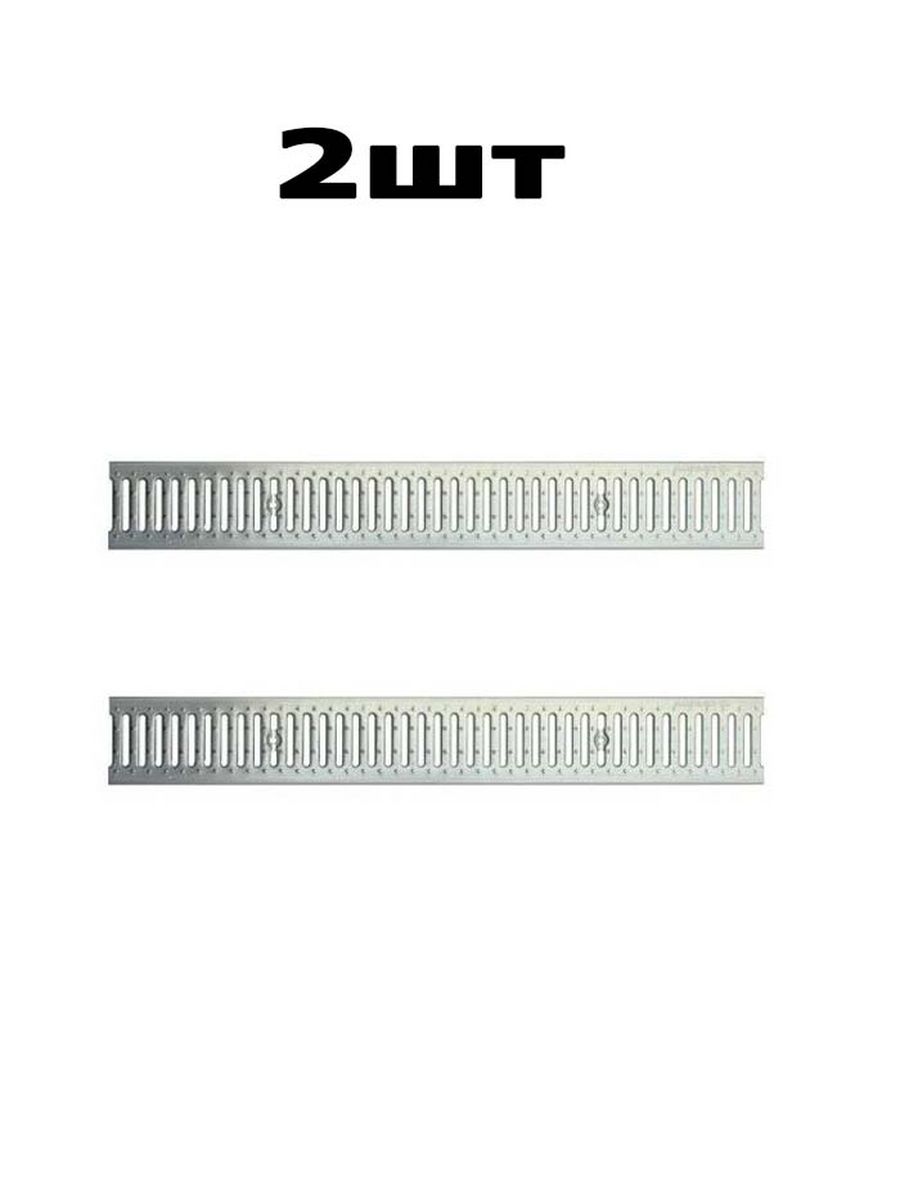 Решётка Aquastok РШО Norma DN100 31041А/2 штампованная оцинкованная 2 шт