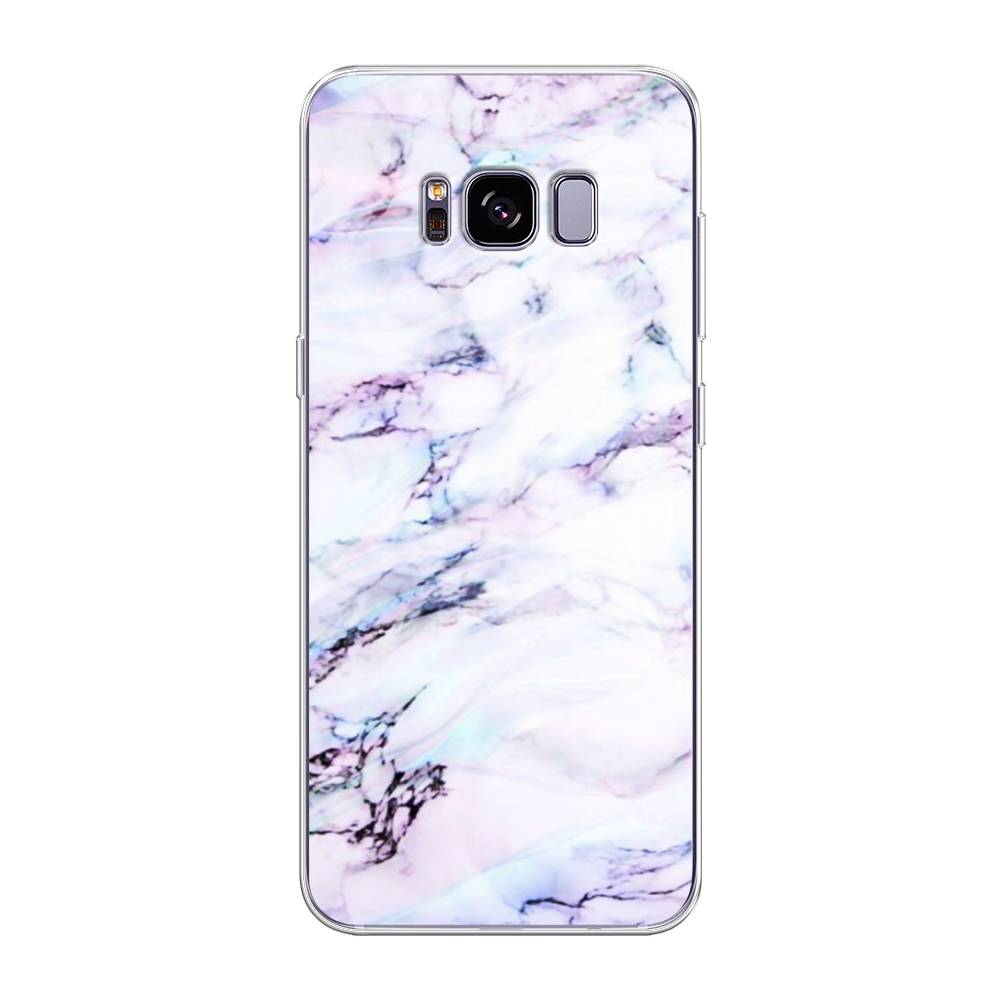 

Чехол на Samsung Galaxy S8 Plus "Радужный мрамор", Серый;фиолетовый, 24850-3