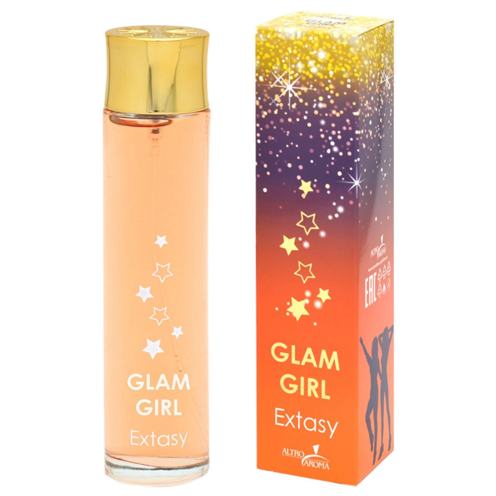 Туалетная вода женская Altro Aroma Glam Girl Extasy 90мл carolina herrera very good girl glam 50