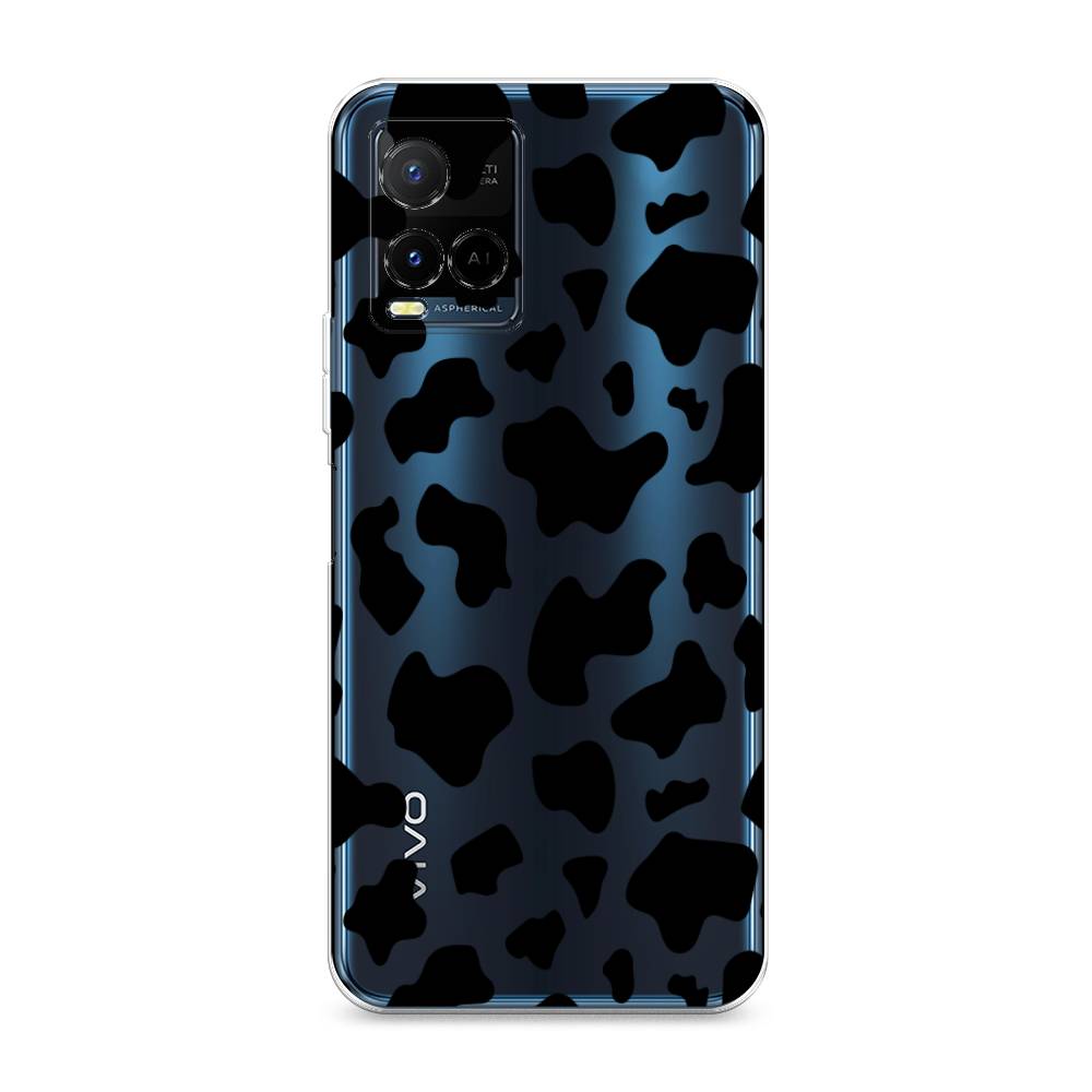 

Чехол Awog на Vivo Y21e "Пятна коровы черные", Разноцветный, 266350-2