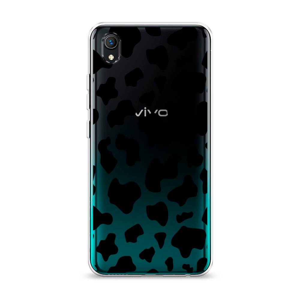 фото Силиконовый чехол "пятна коровы черные" на vivo y1s awog