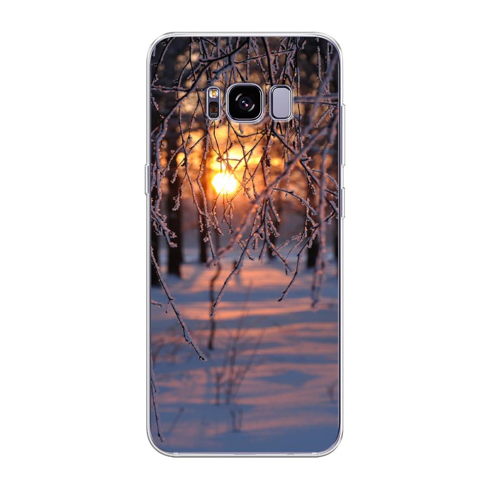 

Чехол на Samsung Galaxy S8 Plus "Зима 7", Оранжевый;розовый;черный, 24850-2