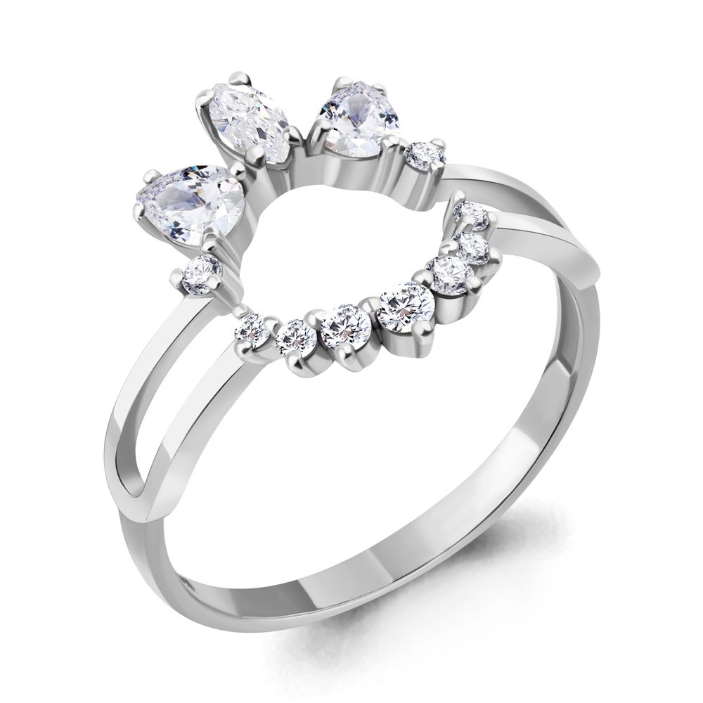 

Кольцо из серебра с фианитом Aquamarine Aquamarine 67305А_925_р р. 16,5, 67305А_925_р