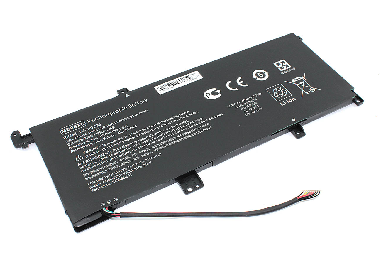 

Аккумулятор для ноутбука HP Envy M6-AQ005DX HSTNN-UB6X 15.2V 3400mAh OEM