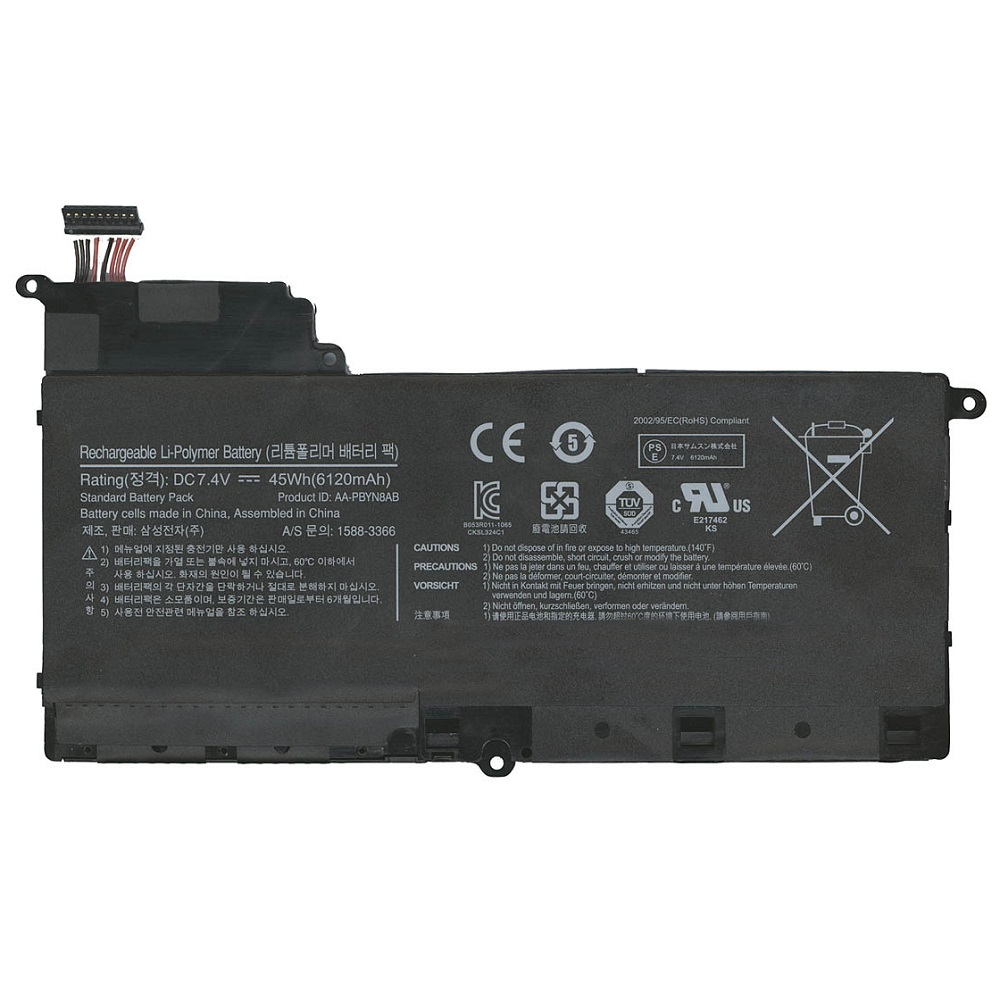 

Аккумулятор для ноутбука Samsung 530U4B NP530U4B AA-PBYN8AB 7.4V 6120mAh