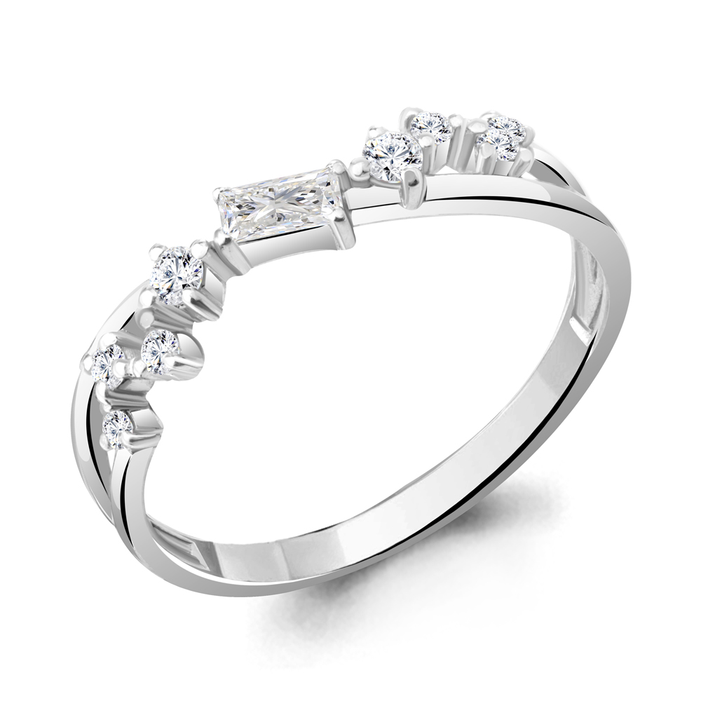 

Кольцо из серебра с фианитом Aquamarine Aquamarine 67303А_925_р р. 17,5, 67303А_925_р