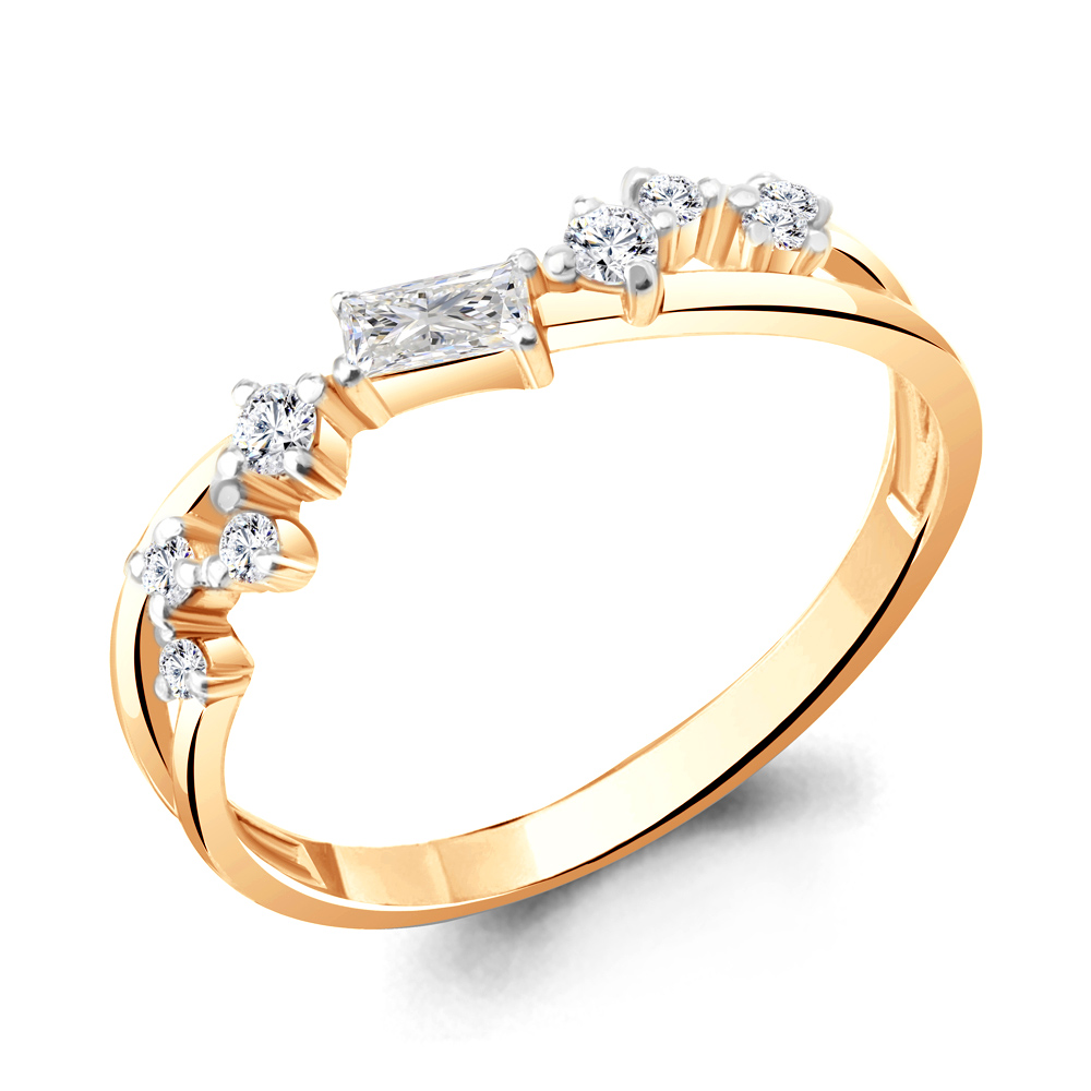 

Кольцо из серебра с фианитом Aquamarine Aquamarine 67303А_925_з р. 17,5, 67303А_925_з