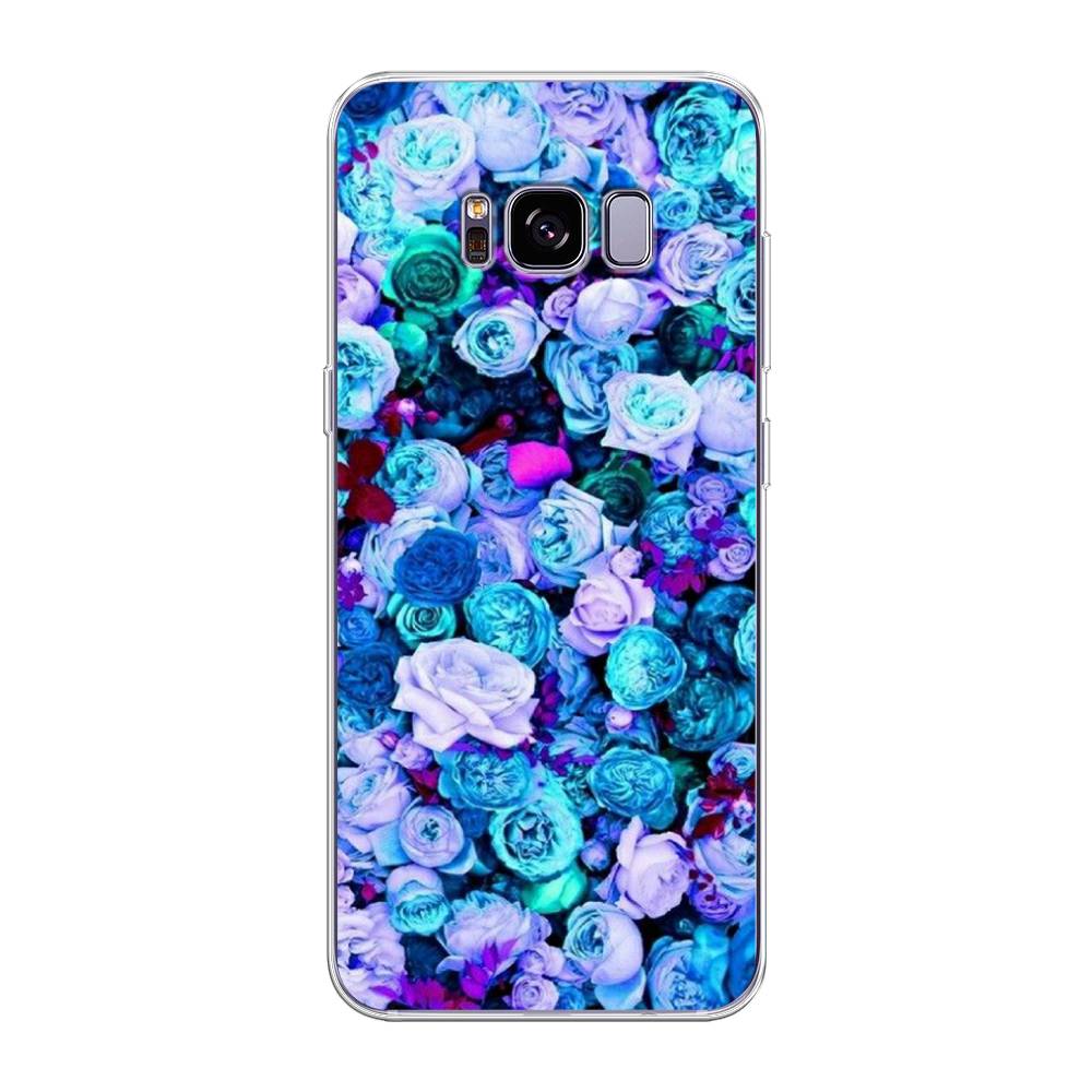 

Чехол на Samsung Galaxy S8 Plus "Цветочный ковер", Фиолетовый, 24850-2