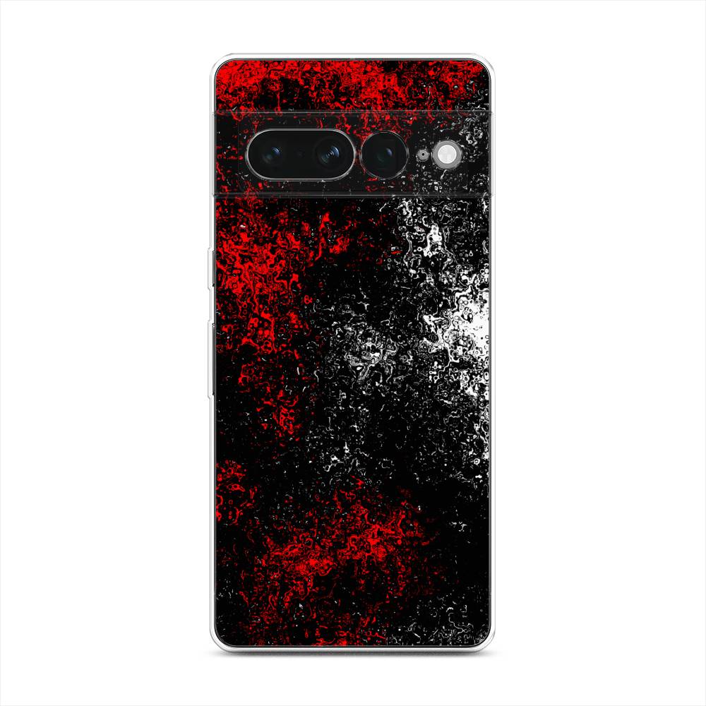 

Чехол для Google Pixel 7 Pro "Монотипия", Красный;черный;белый, 271350-3