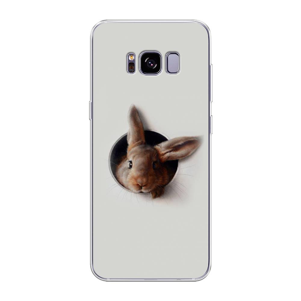 

Чехол на Samsung Galaxy S8 Plus "Любопытный кролик", Серый;коричневый, 24850-1