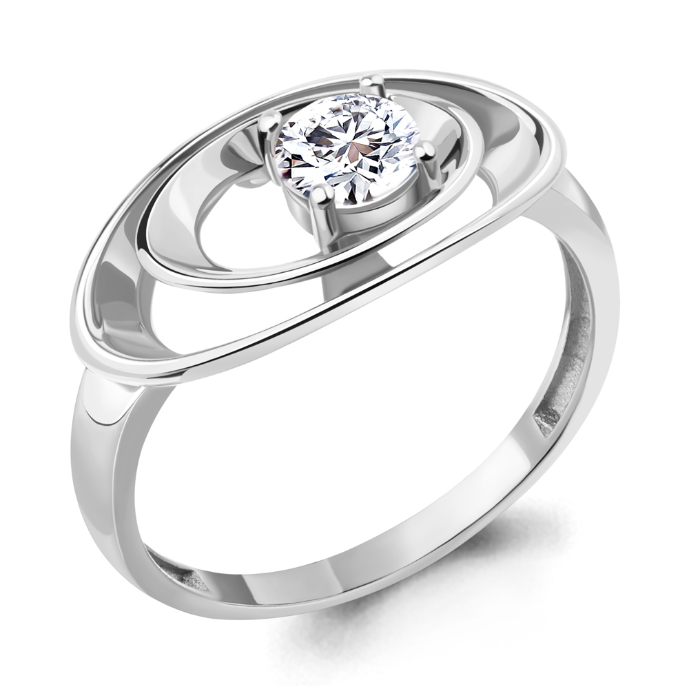 

Кольцо из серебра с фианитом Aquamarine Aquamarine 67301А_925_р р. 18,5, 67301А_925_р