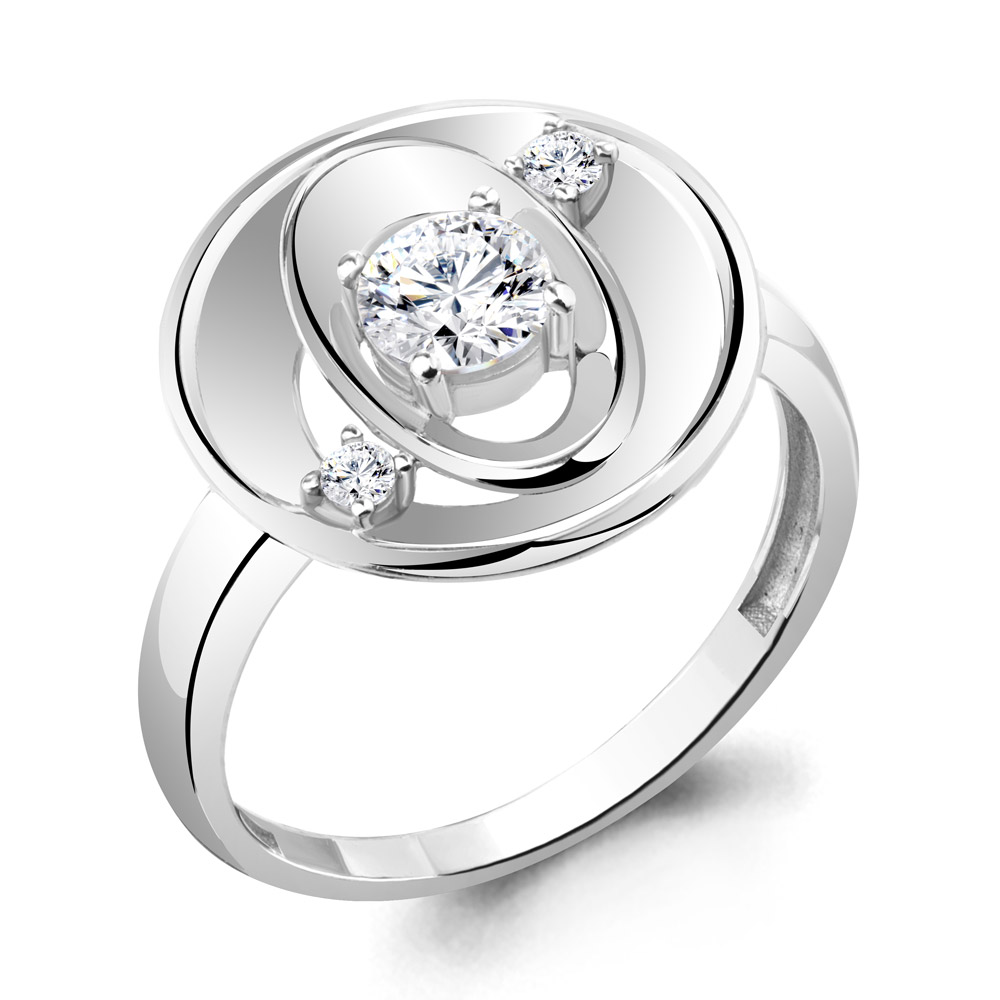 

Кольцо из серебра с фианитом Aquamarine Aquamarine 67299А_925_р р. 17, 67299А_925_р