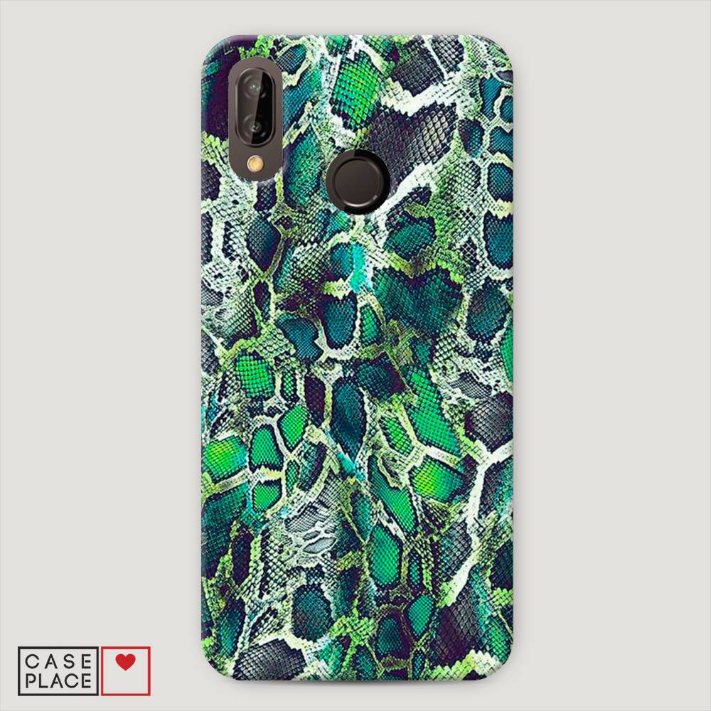 

Чехол Awog "Зеленая кожа змеи" для Huawei Nova 3E, 65620-2