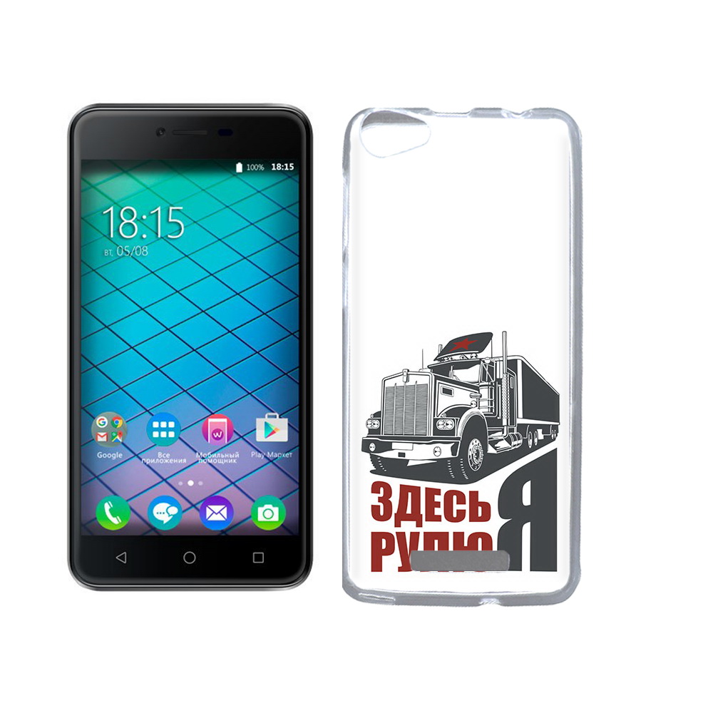 

Чехол MyPads Tocco для BQ 5059 Strike Power здесь я рулю, Прозрачный, Tocco