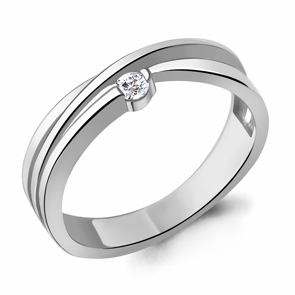 

Кольцо из серебра с фианитом Aquamarine Aquamarine 67297А_925_р р. 16, 67297А_925_р