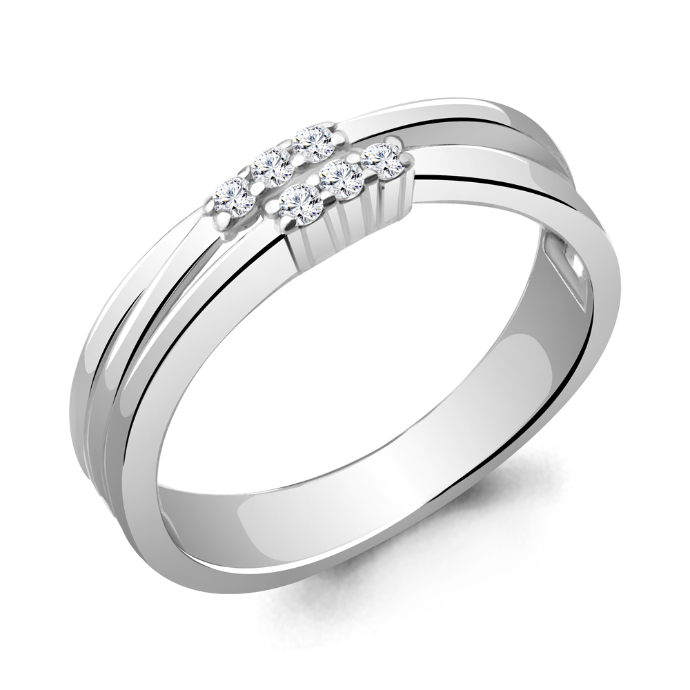 

Кольцо из серебра с фианитом Aquamarine Aquamarine 67296А_925_р р. 15, 67296А_925_р