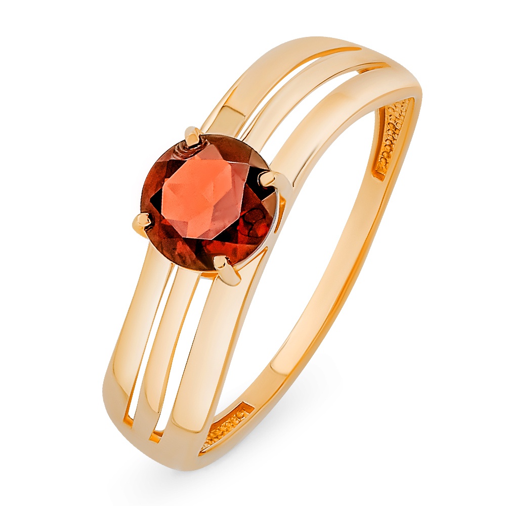 

Кольцо из золота р. , 585Gold 201017705, гранат, 201017705