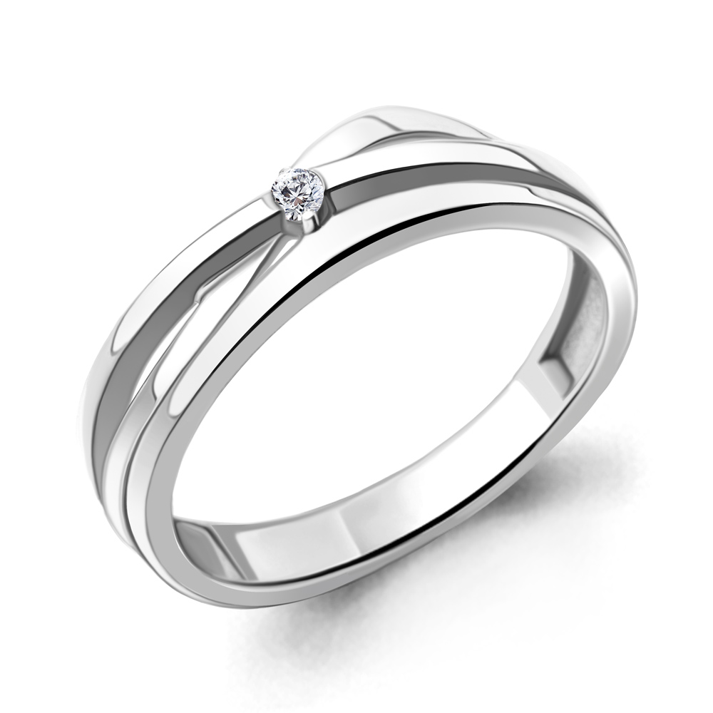 

Кольцо из серебра с фианитом Aquamarine Aquamarine 67295А_925_р р, 67295А_925_р