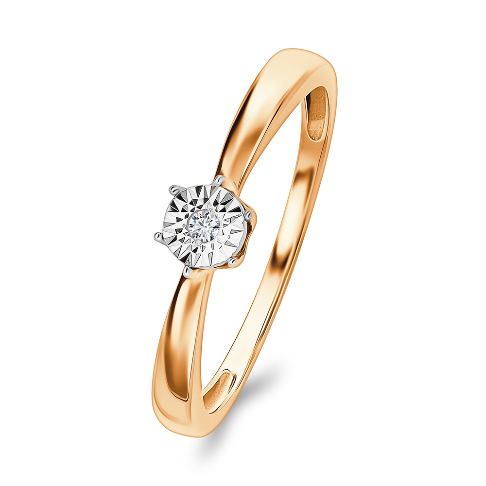 

Кольцо из золота р.  585Gold 101016499, бриллиант, 101016499