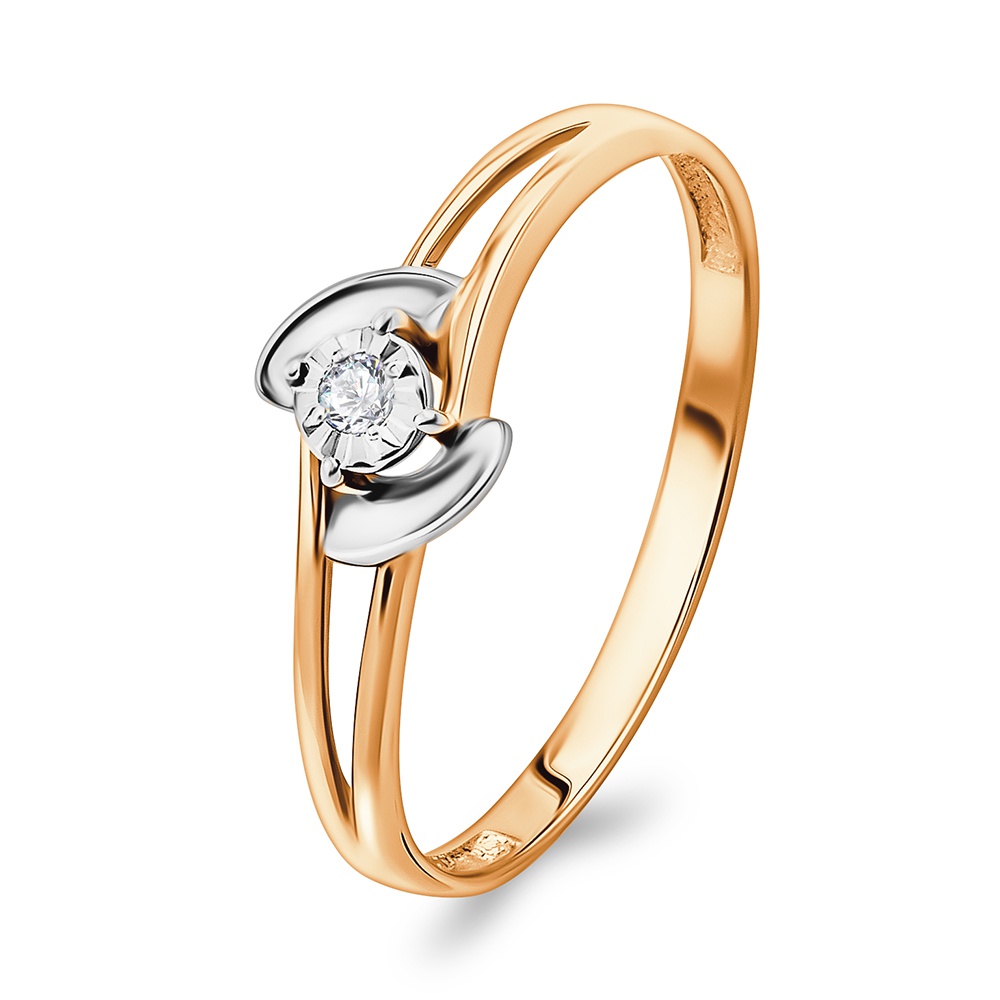 

Кольцо из золота р.  585Gold 101016385, бриллиант, 101016385