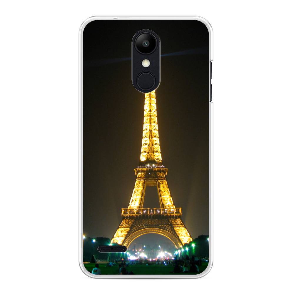 

Чехол на LG K8 "Париж 2", Желтый;серый, 83750-2