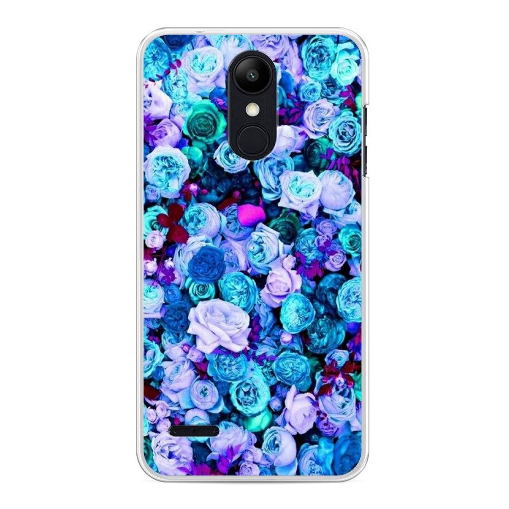 

Чехол на LG K8 "Цветочный ковер", Фиолетовый, 83750-2