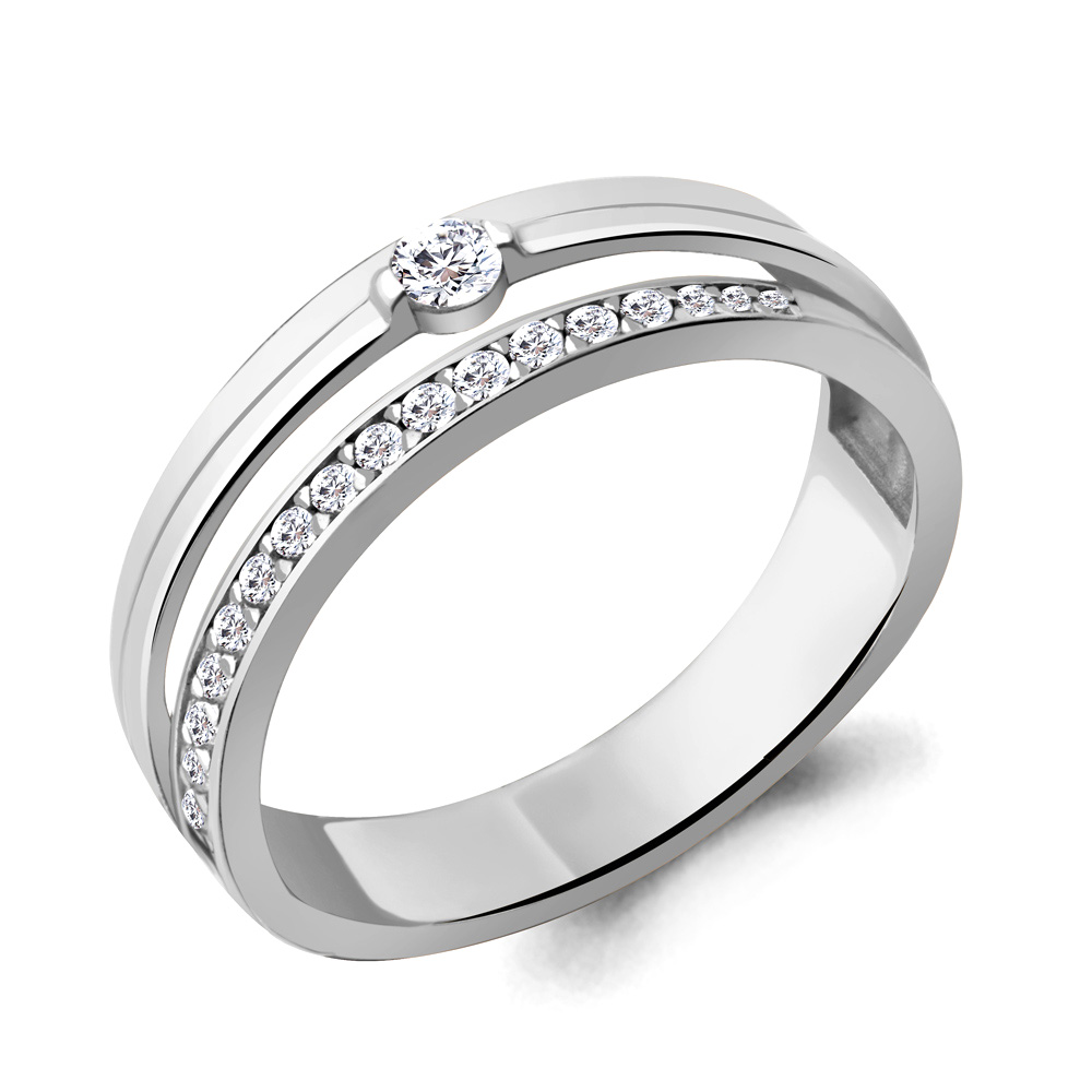 

Кольцо из серебра с фианитом Aquamarine Aquamarine 67294А_925_р р. 17,5, 67294А_925_р