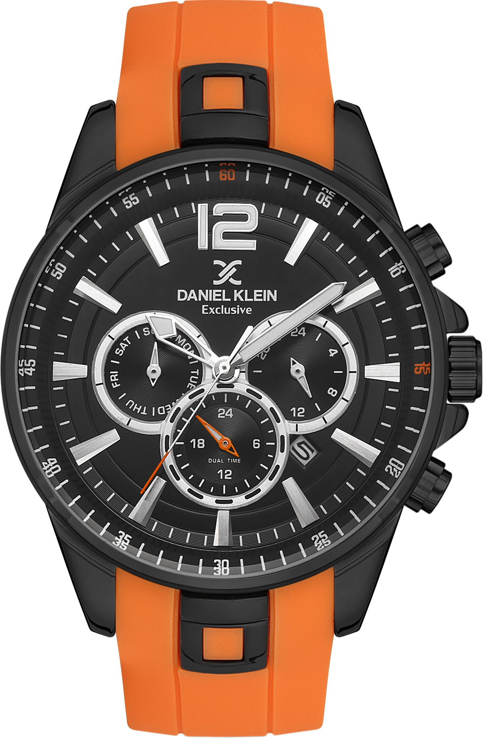 фото Наручные часы мужские daniel klein dk.1.13139-2 оранжевые