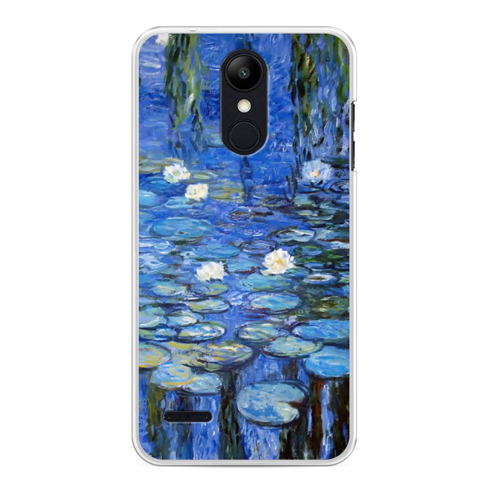

Чехол на LG K8 "Нарисованный пруд", Синий;зеленый, 83750-4