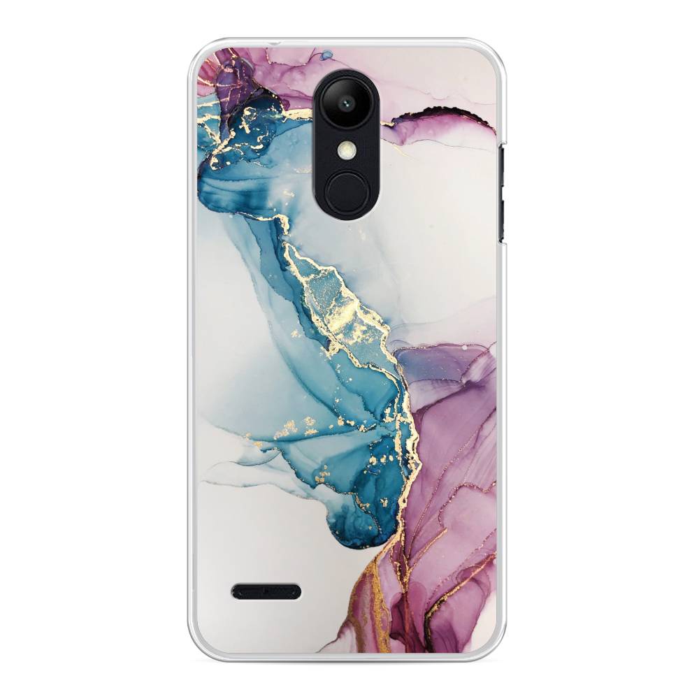 

Чехол на LG K8 "Розовые разводы рисунок", 83750-3
