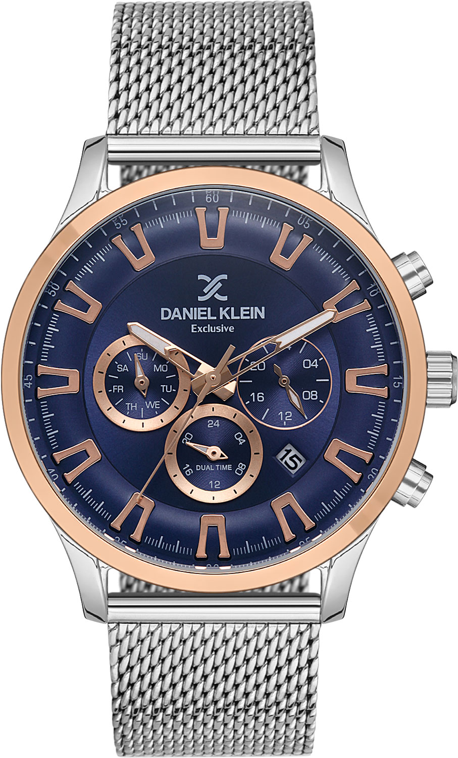 фото Наручные часы мужские daniel klein dk.1.13105-4 серебристые