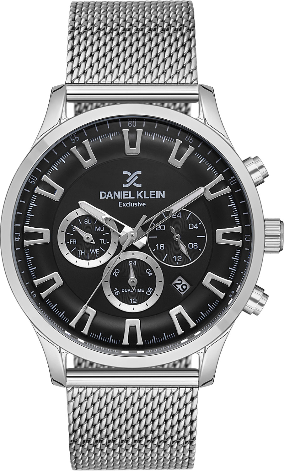 фото Наручные часы мужские daniel klein dk.1.13105-2 серебристые