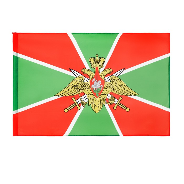 фото Флаг пограничных войск, 90 х 135 см, полиэфирный шелк, без древка take it easy