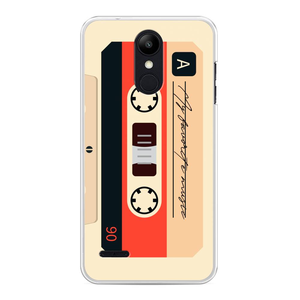 

Чехол на LG K8 "Бежевая кассета", Черный;красный;бежевый, 83750-6