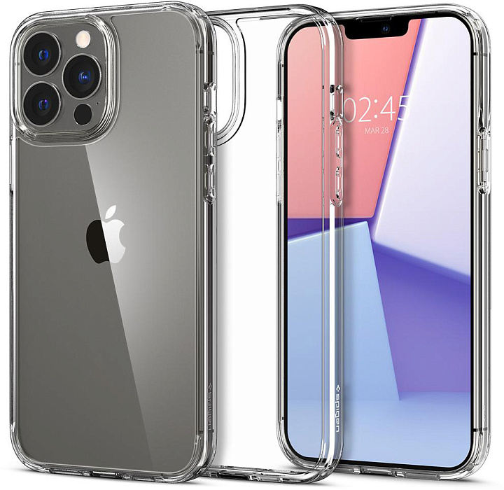 

Чехол Spigen для Apple iPhone 14 Pro Clear, Прозрачный