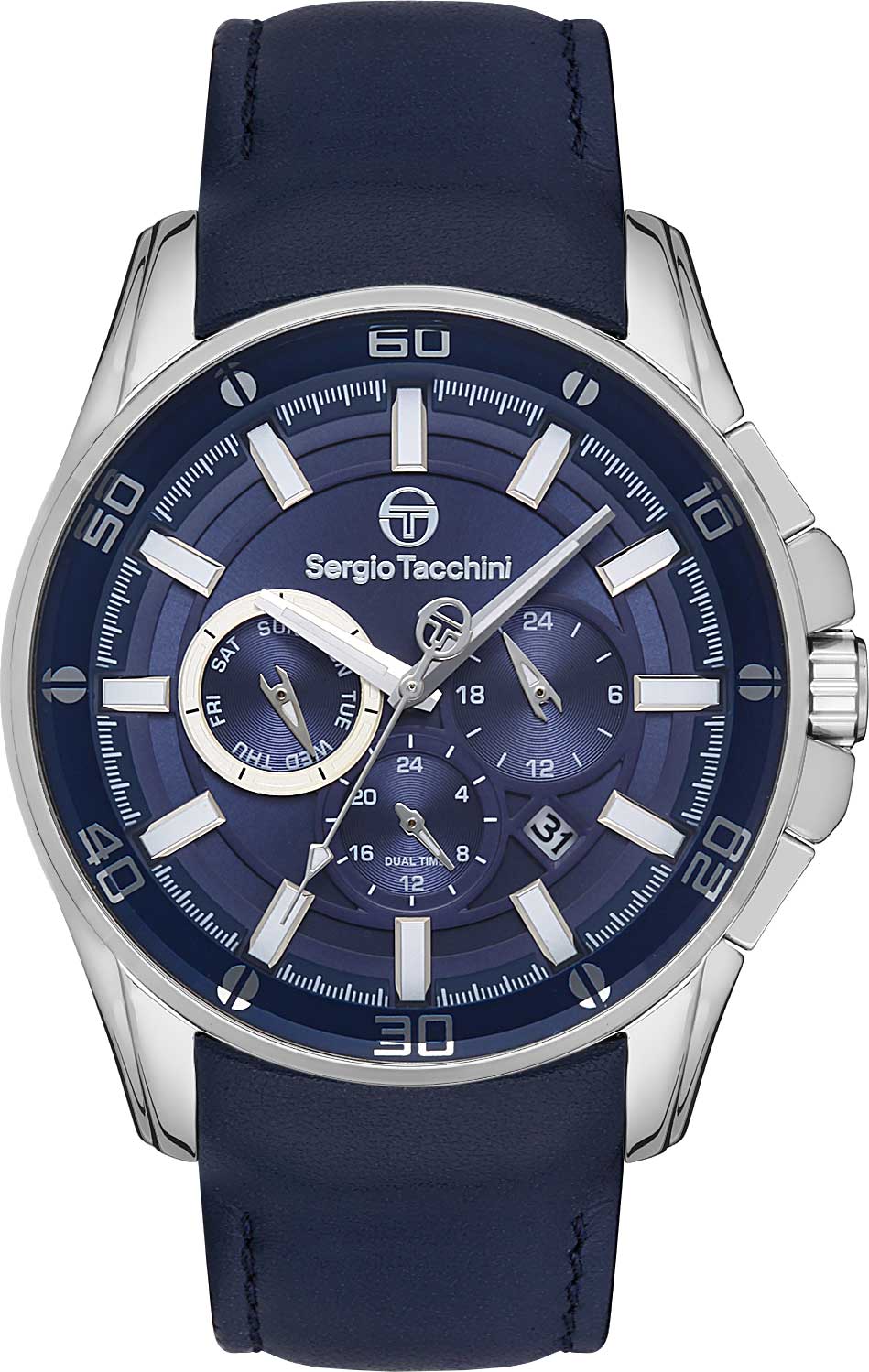 фото Наручные часы мужские sergio tacchini st.1.10270-2 синие