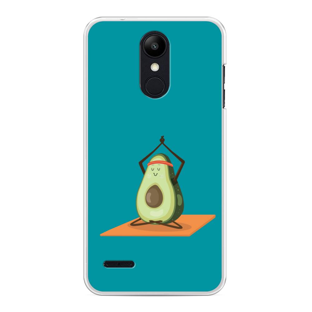 

Чехол на LG K8 "Расслабься с авокадо", Голубой, 83750-6