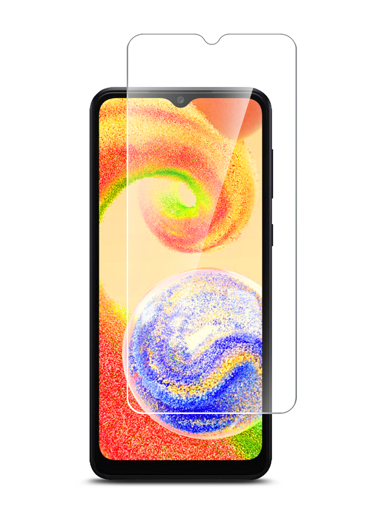 

Гибридное защитное стекло Brozo на Samsung A04, Samsung A04