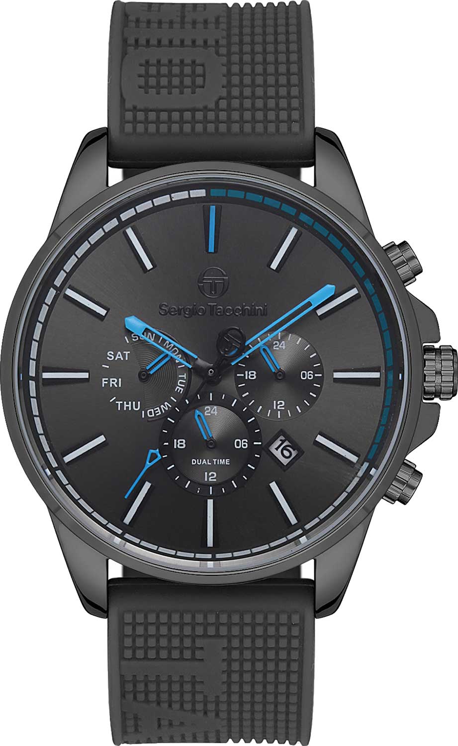 фото Наручные часы мужские sergio tacchini st.1.10261-5 черные