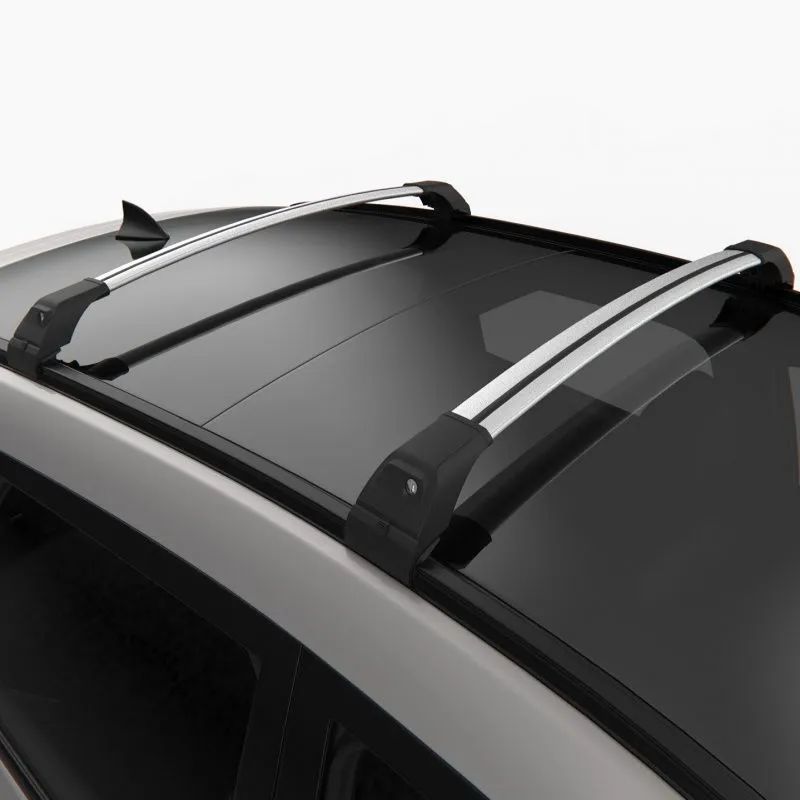 Багажник Tourmaline V2 для AUDI A4 AVANT 2009+ B8, B9 серебристый