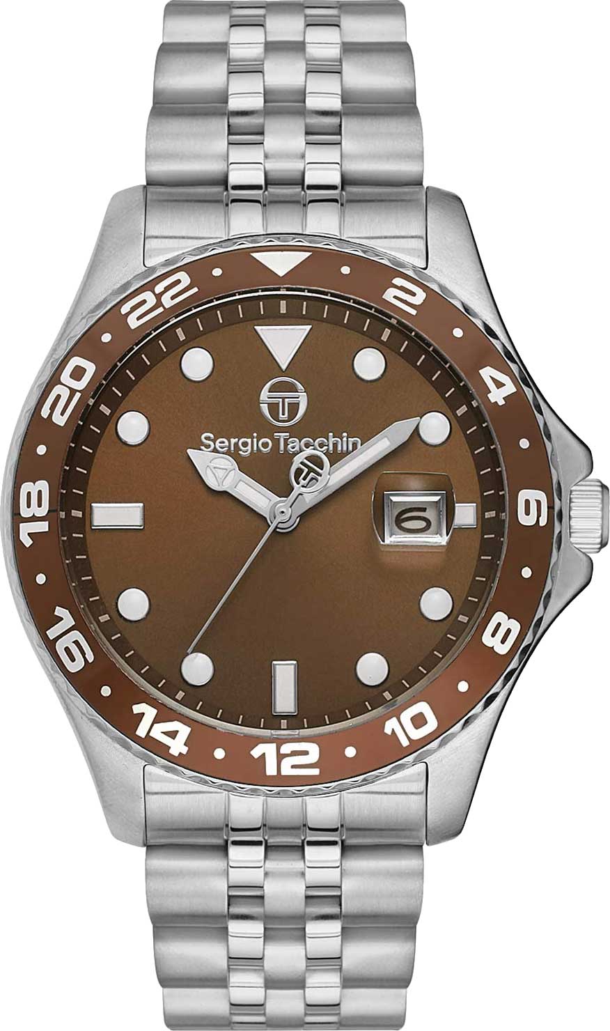 фото Наручные часы мужские sergio tacchini st.1.10187-1 серебристые