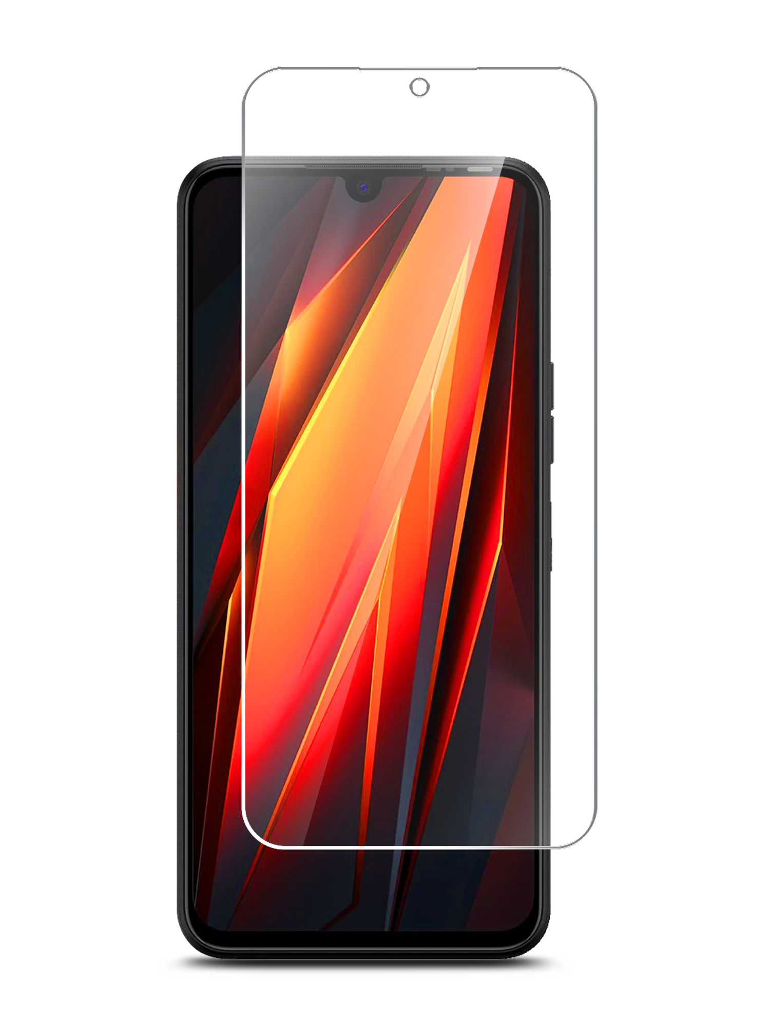 

Гибридное защитное стекло Brozo на Tecno Pova 4 Pro, Tecno Pova 4 Pro