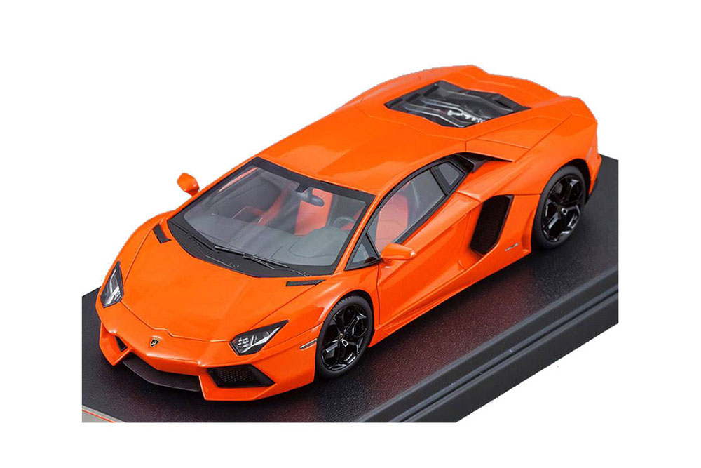 

Модель коллекционная FRONTIART Lamborghini aventador LP700-4 2011 orange red, Оранжевый